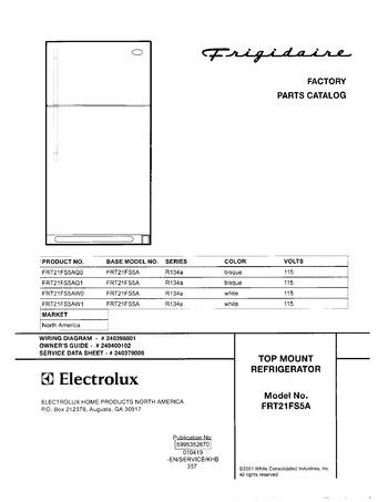 Diagram for FRT21FS5AW0