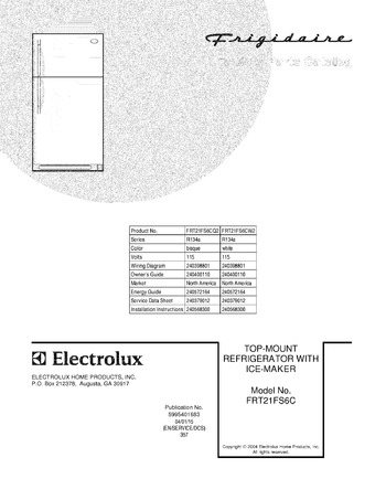 Diagram for FRT21FS6CW2