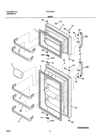 Diagram for FRT21G3CW0