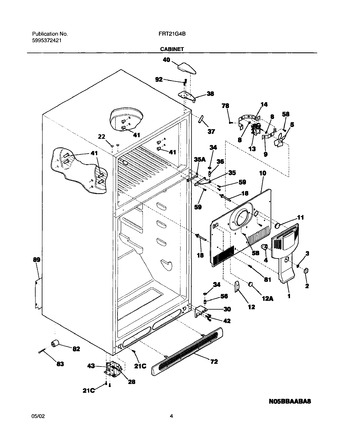 Diagram for FRT21G4BW3