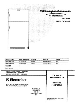 Diagram for FRT21H8CSB0