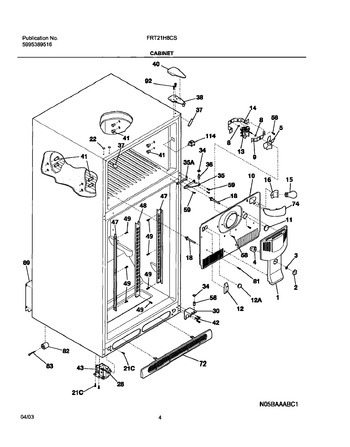 Diagram for FRT21H8CSB0