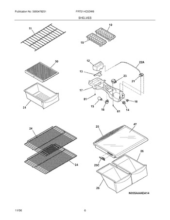 Diagram for FRT21HC5DW8