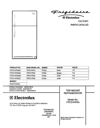 Diagram for FRT21HP5AW4