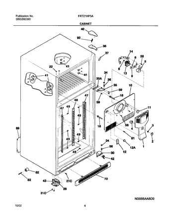 Diagram for FRT21HP5AW4