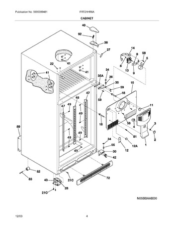 Diagram for FRT21HR6AW5