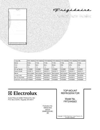 Diagram for FRT21HS6DB5