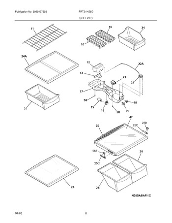 Diagram for FRT21HS6DB5