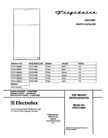 Diagram for FRT21IS6BW1