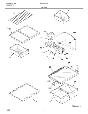 Diagram for FRT21IS6BW4