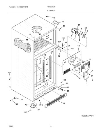 Diagram for FRT21LR7ABR