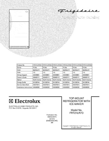 Diagram for FRT21LR7DS1