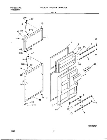 Diagram for FRT21LRFW2