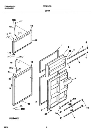 Diagram for FRT21LRGW8