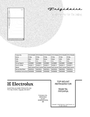 Diagram for FRT21P5AWG