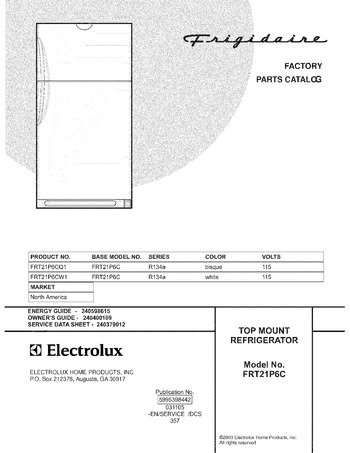 Diagram for FRT21P6CW1