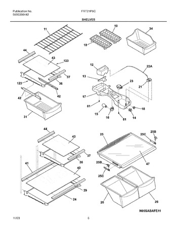 Diagram for FRT21P6CW1