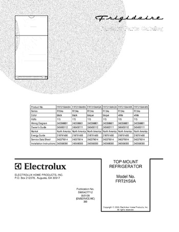 Diagram for FRT21S6AWA