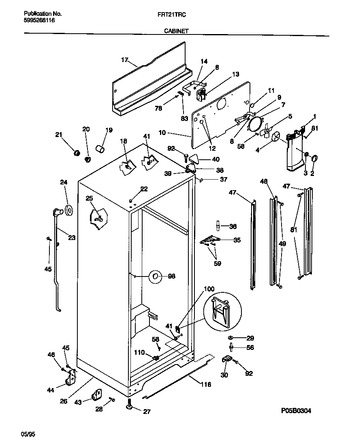 Diagram for FRT21TRCW0