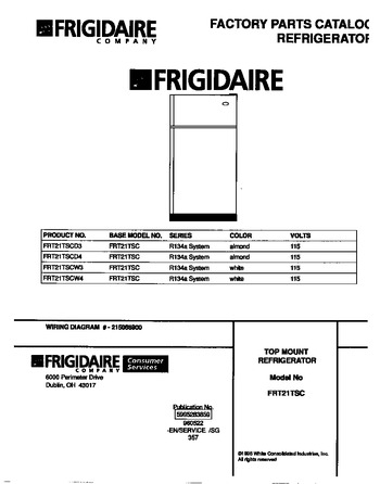 Diagram for FRT21TSCW4