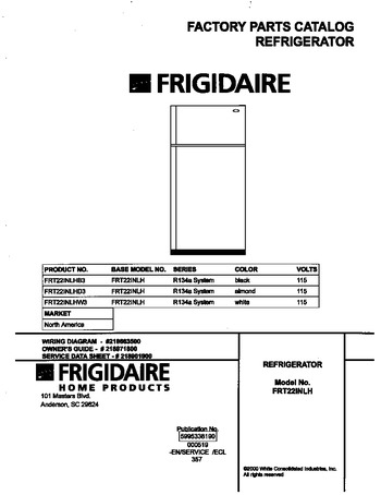 Diagram for FRT22INLHB3