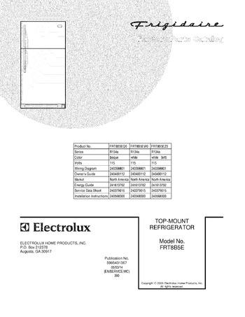 Diagram for FRT8B5EW0