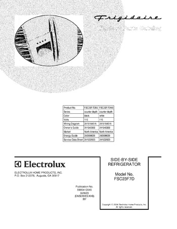 Diagram for FSC23F7DW0