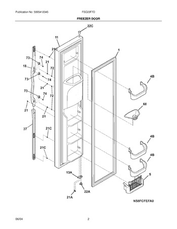 Diagram for FSC23F7DW0