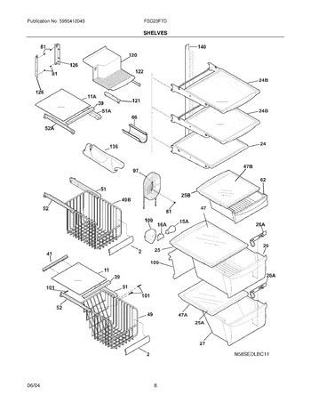 Diagram for FSC23F7DW0