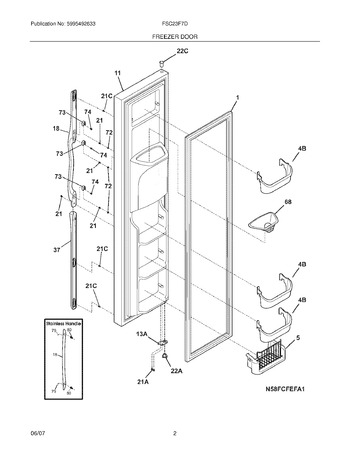 Diagram for FSC23F7DSBE