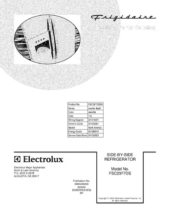 Diagram for FSC23F7DSB9