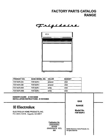 Diagram for FSF303PJDB