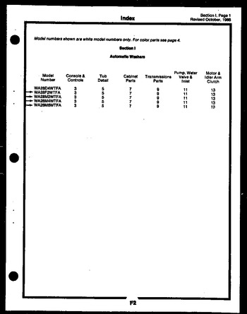 Diagram for FV16M6WTFA