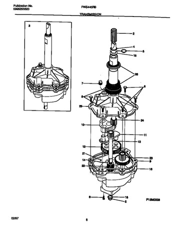 Diagram for FWS445RBS4