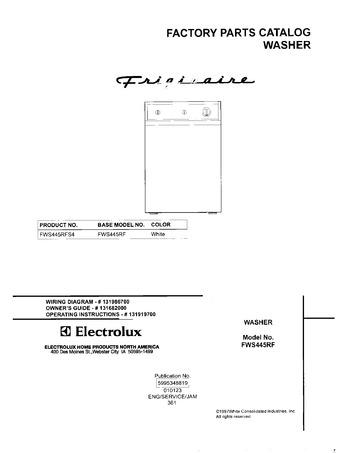 Diagram for FWS445RFS4