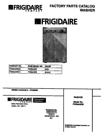 Diagram for FWS645RBT4