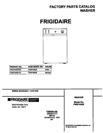 Diagram for FWS745GFT0