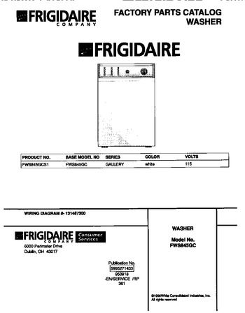 Diagram for FWS845GCS1