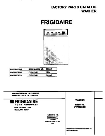 Diagram for FWS975GHT0