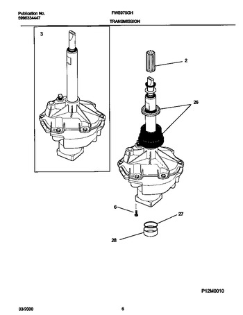 Diagram for FWS975GHT0