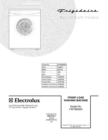 Diagram for FWTBB30DS0