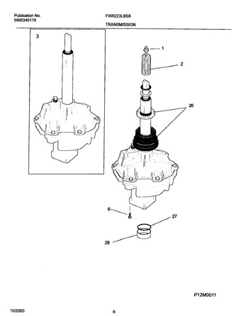 Diagram for FWX223LBS8