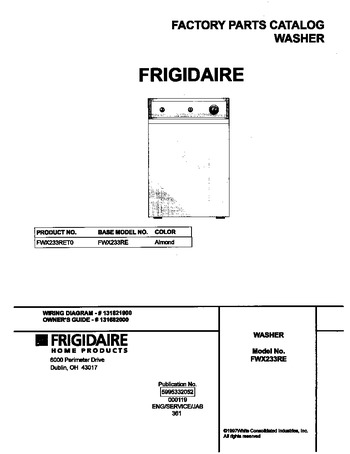 Diagram for FWX233RET0