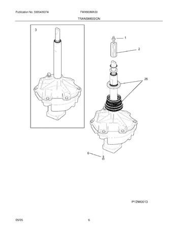 Diagram for FWX833MAS0