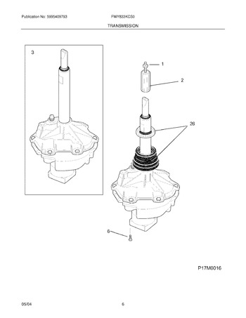 Diagram for FWY833KCS0