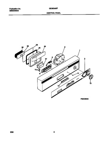 Diagram for GDB634RFS1