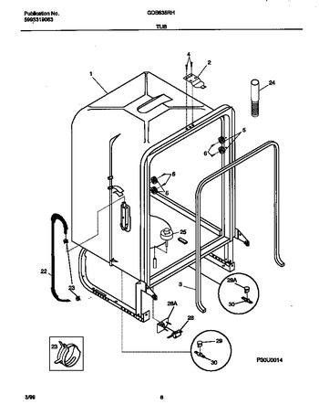 Diagram for GDB635RHS0