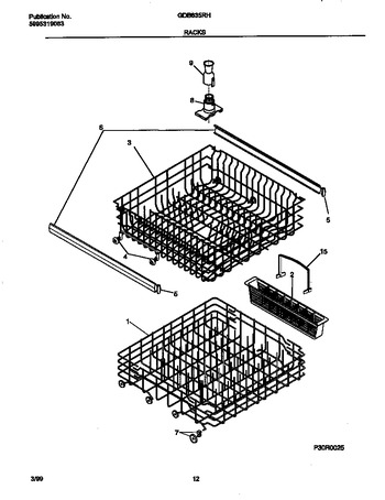 Diagram for GDB635RHS0