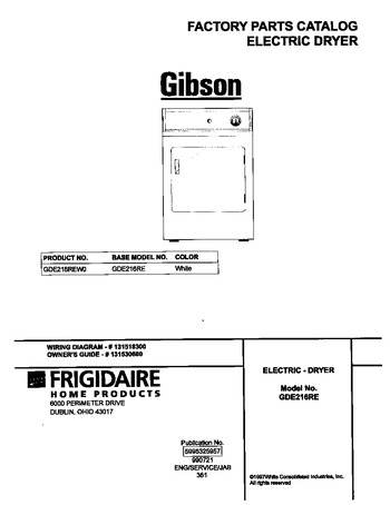 Diagram for GDE216REW0