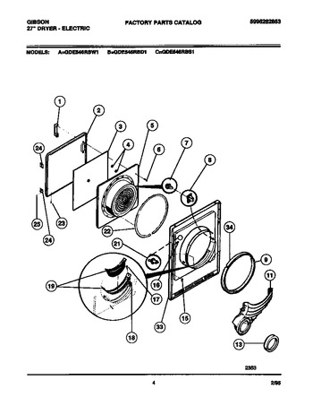 Diagram for GDE546RBD1